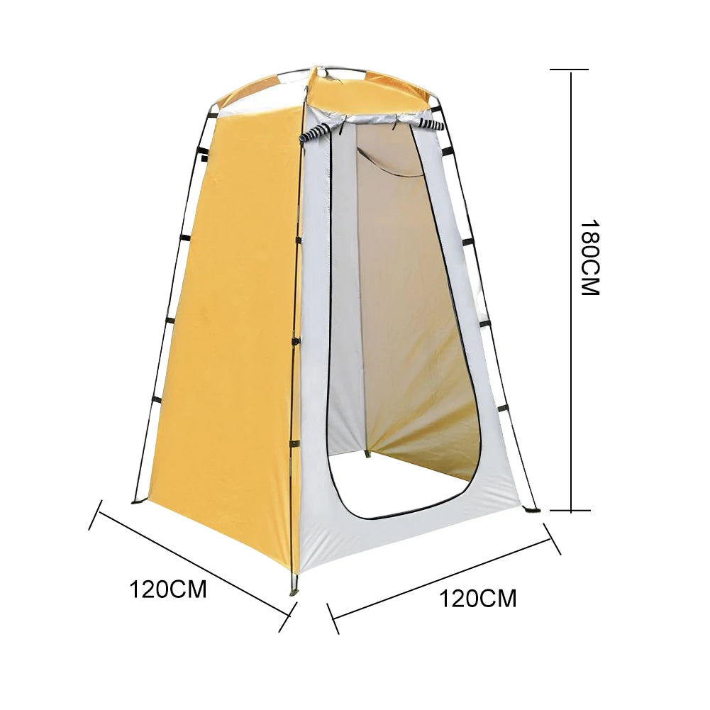Privacy Shower Tent Reflective Mylar Shelter