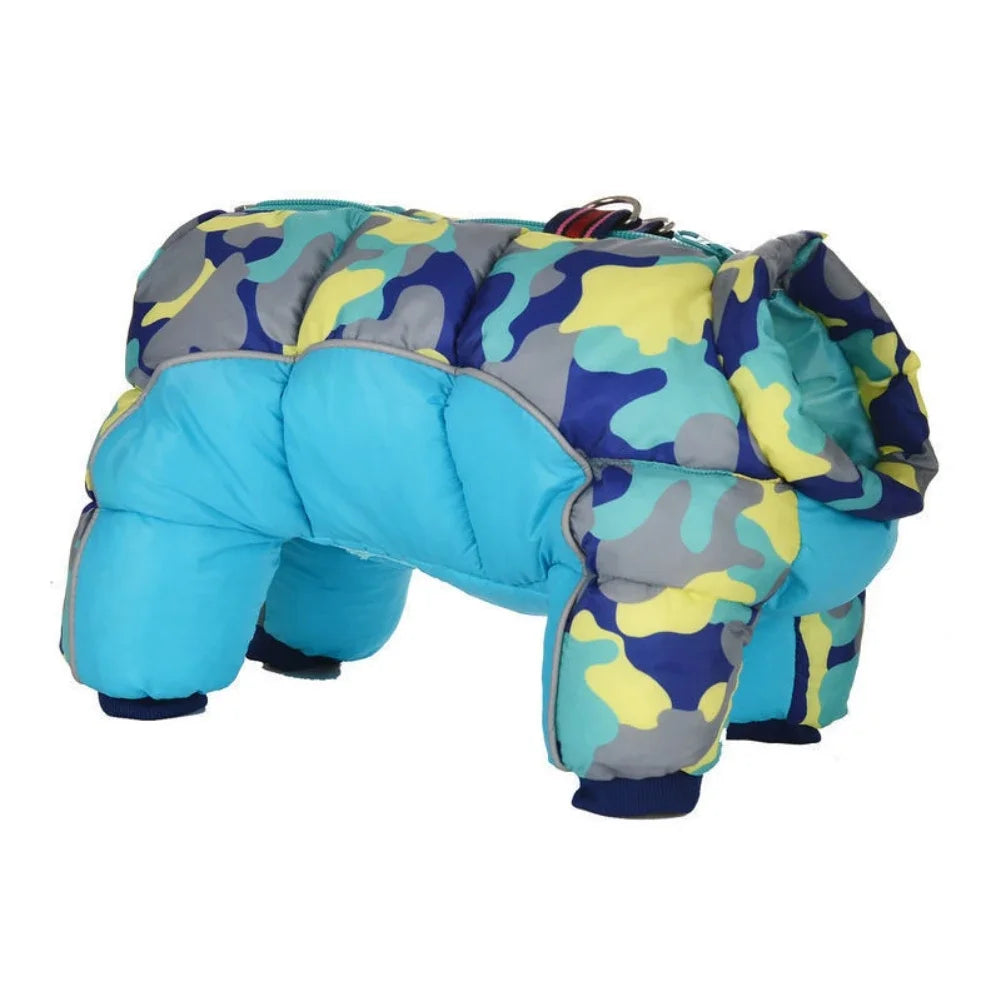 Reflective Dog Puffer Coat