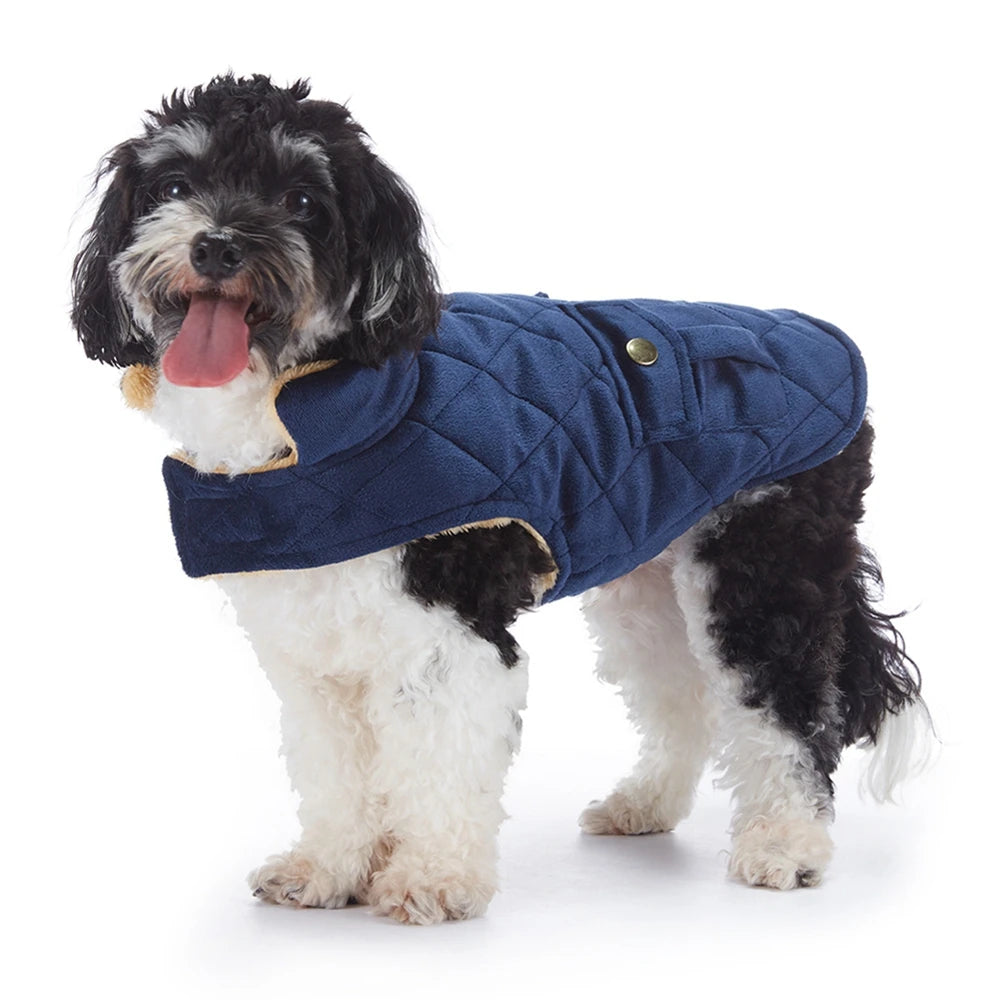 Dog Coat High Collar Soft Fleece