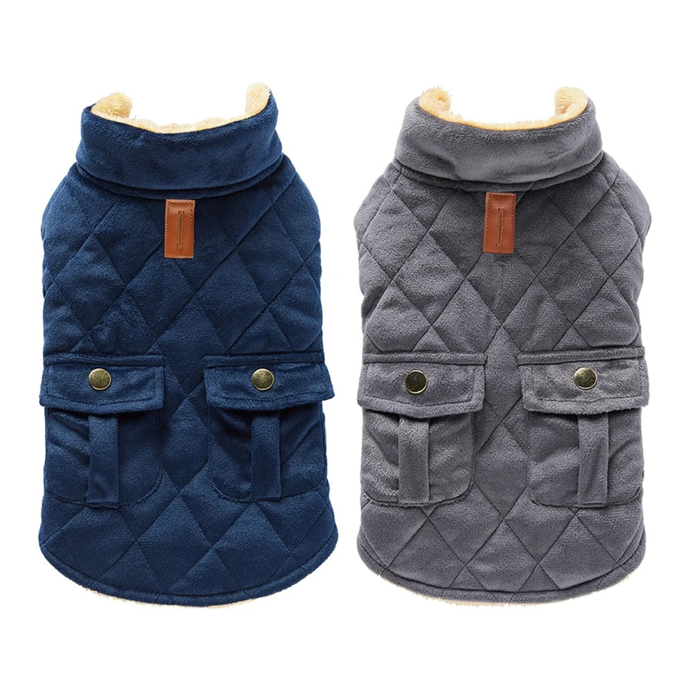 Dog Coat High Collar Soft Fleece