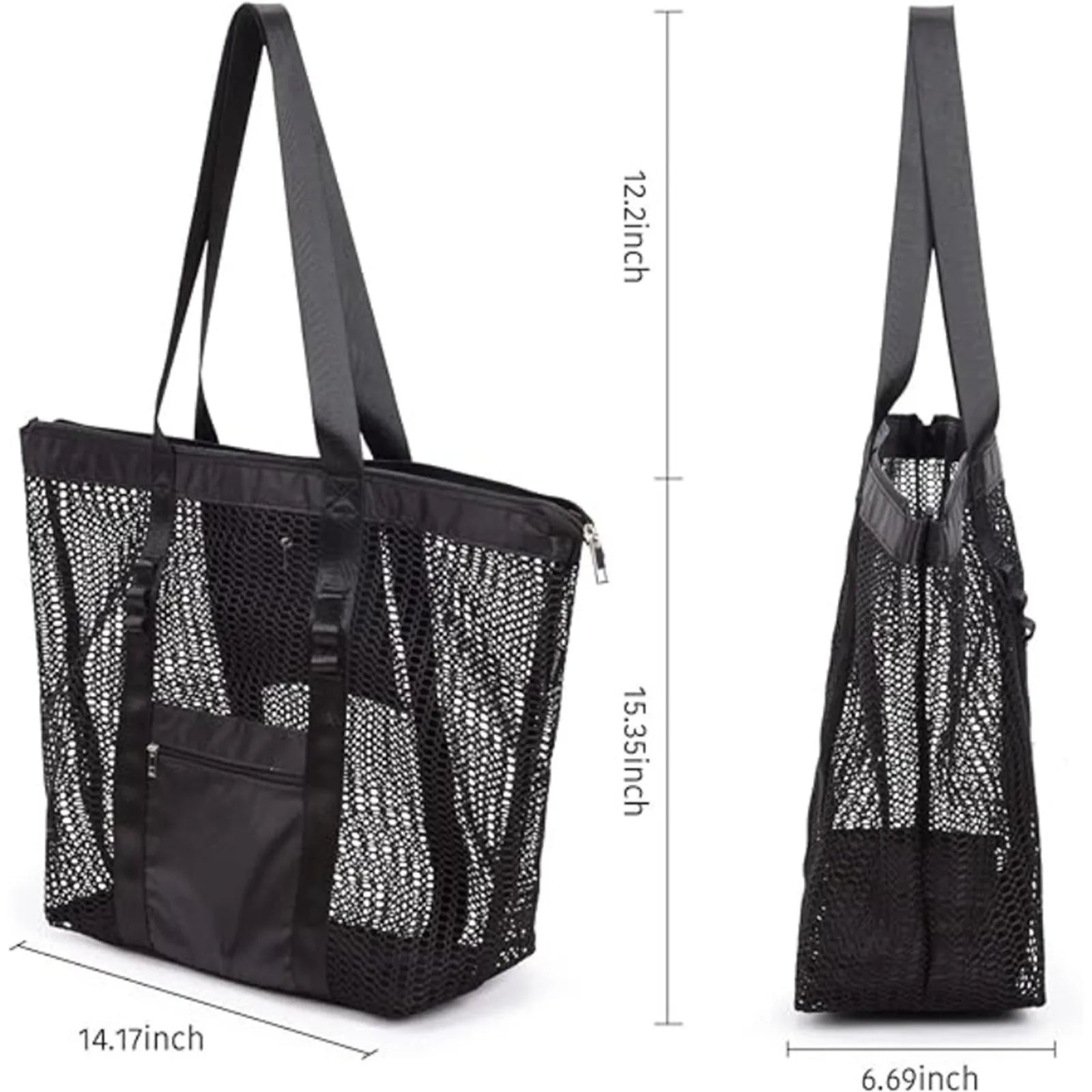 Large Mesh Beach Tote Bag