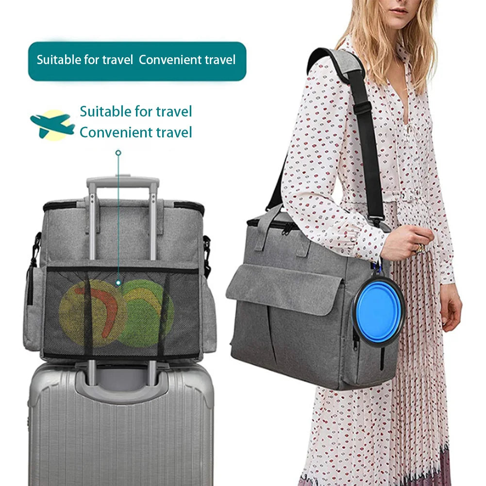 Pet Travel Backpack With 2 Food Bags