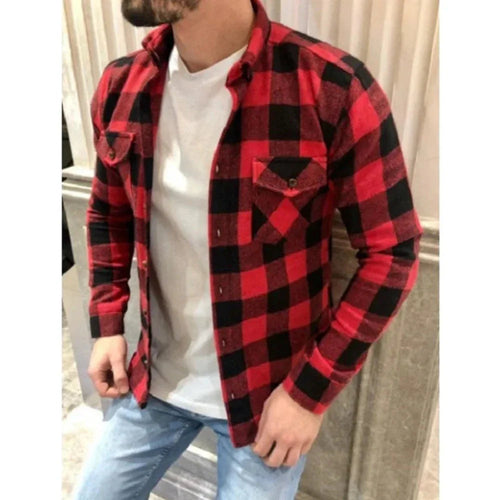 Dual Pocket Flannel Shirt Casual