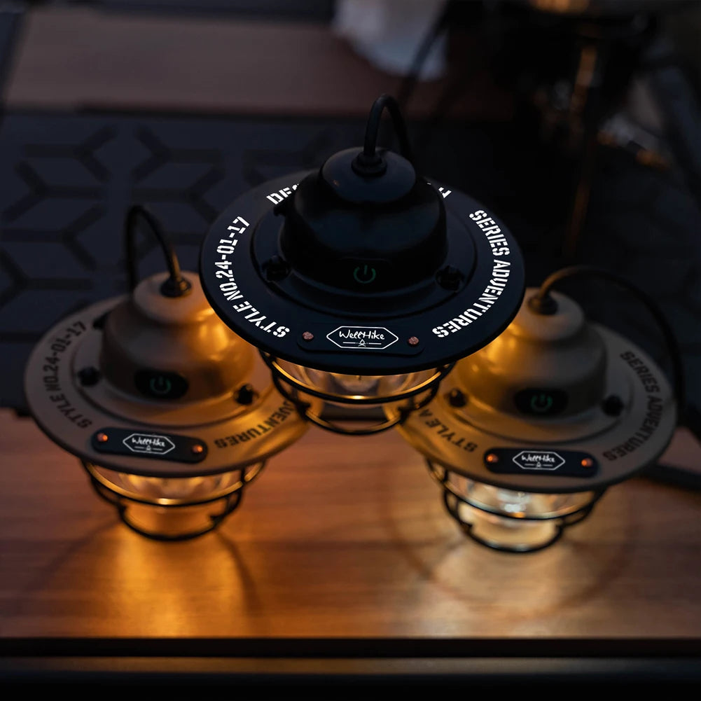 LED Camping Lantern Dimmable IPX4 Waterproof