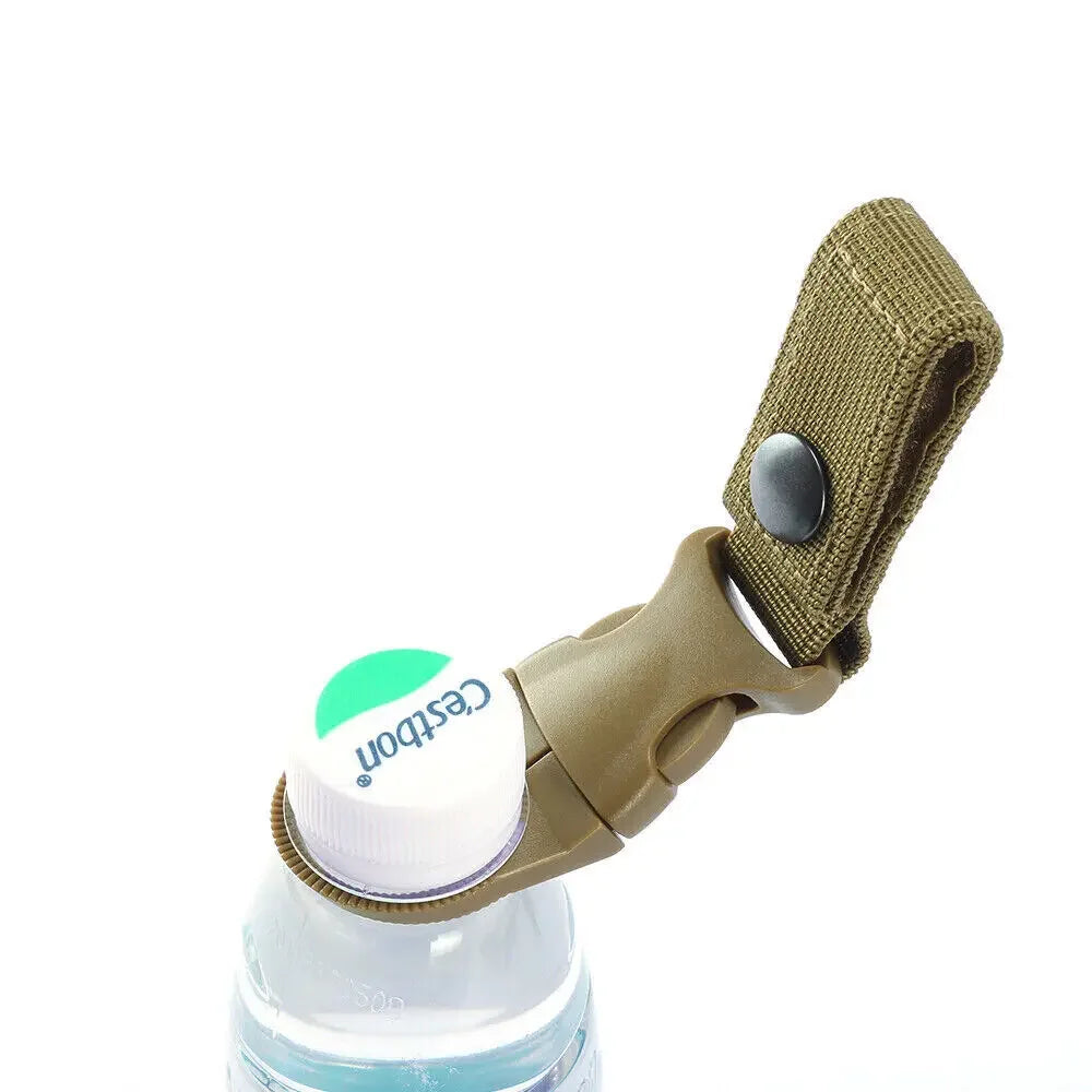 Rugged Water Bottle Holder Overneck Ring Clip Handsfree