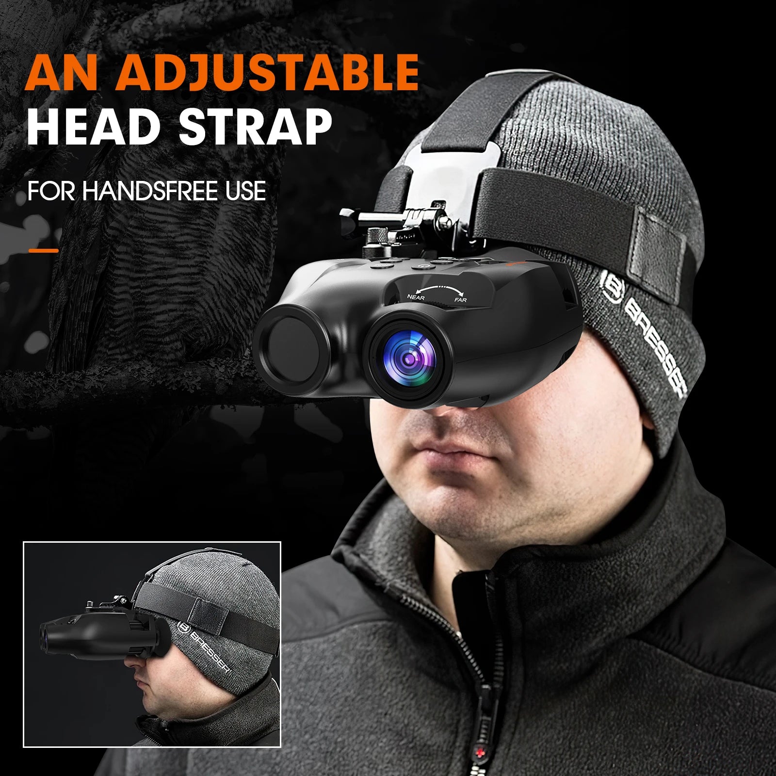 Night Vision Binoculars With 5X Zoom 1080P Clarity