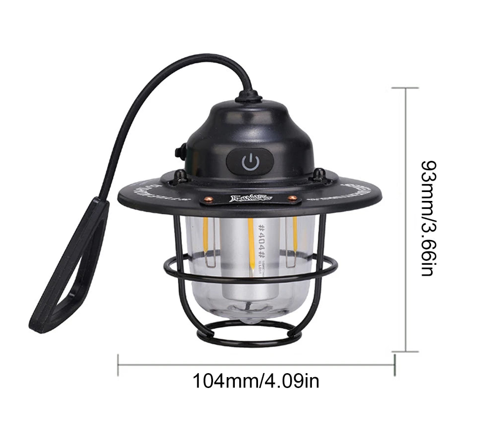 LED Camping Lantern Dimmable IPX4 Waterproof