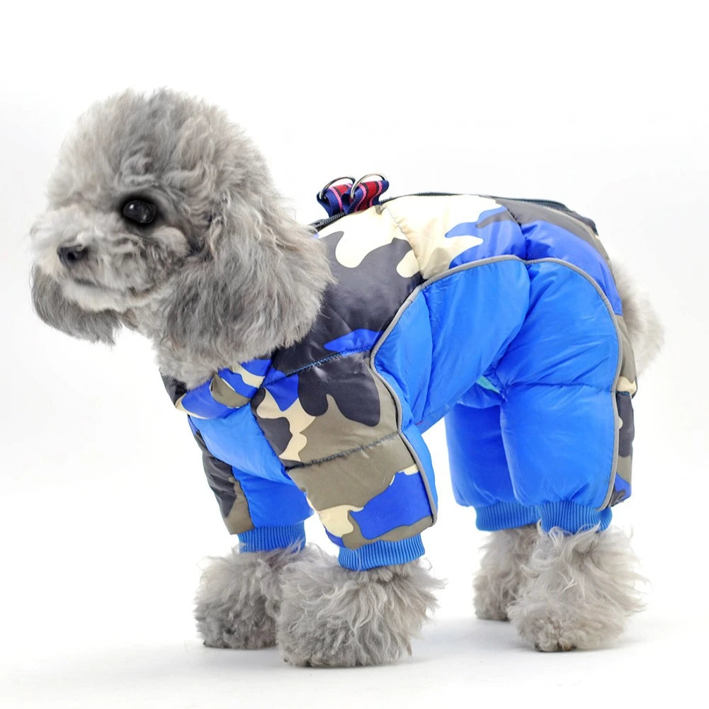 Reflective Dog Puffer Coat