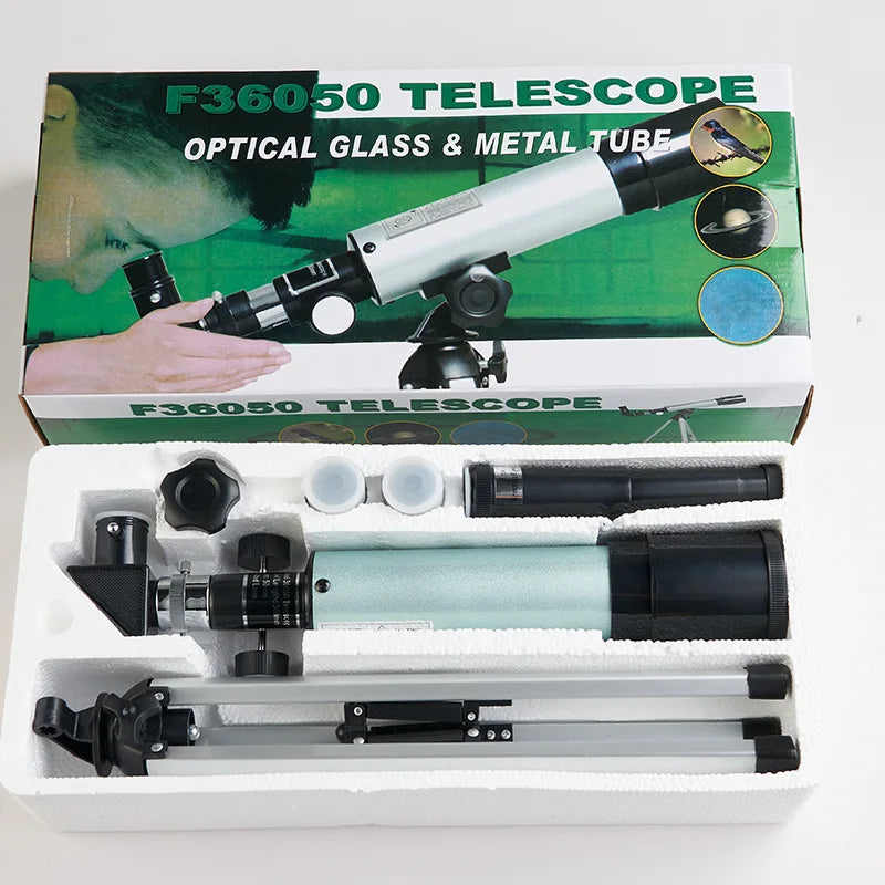 Telescope With Phone Adapter 50mm Travel Ready