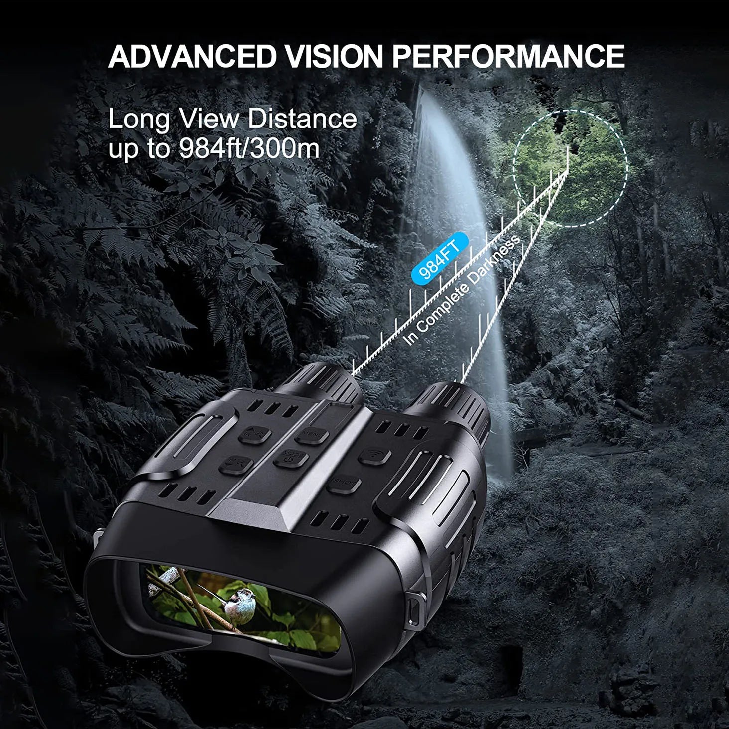 Night Vision Binoculars 4X Digital Zoom