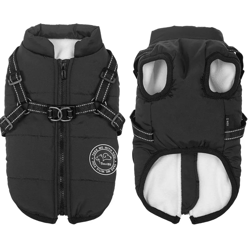 Dog Jacket With Harness