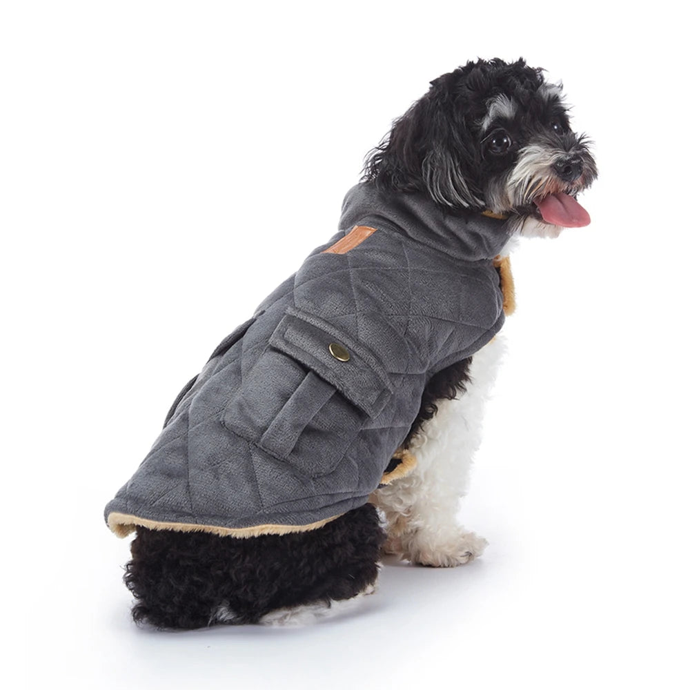 Dog Coat High Collar Soft Fleece