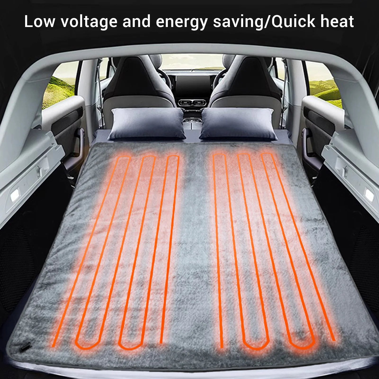 Cozy Car Heating Blanket 12V Fast Warmth For Camping