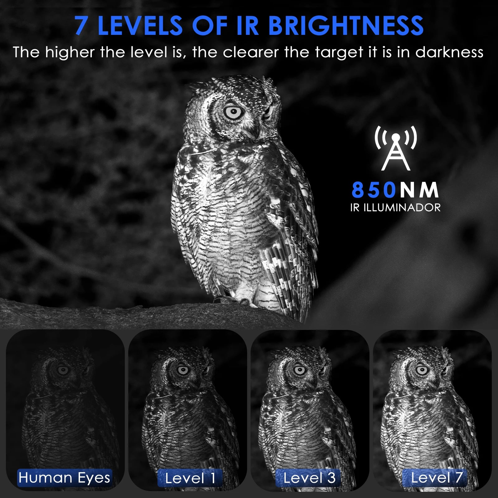 Night Vision Binoculars 4X Digital Zoom