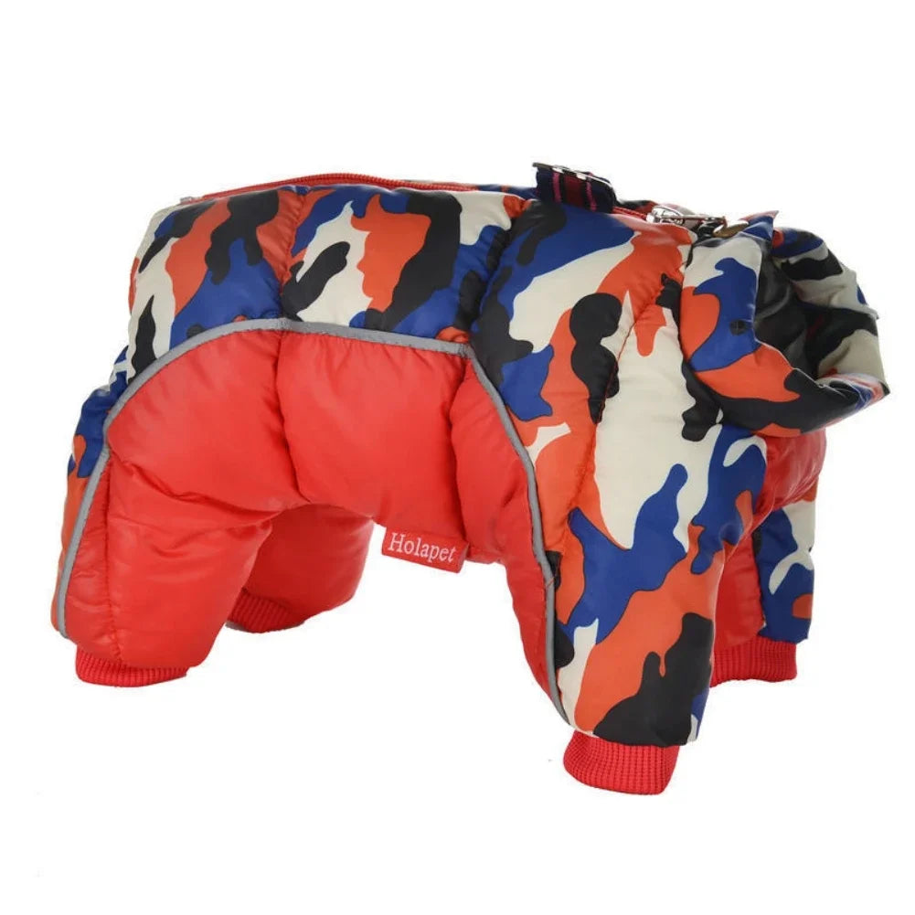 Reflective Dog Puffer Coat