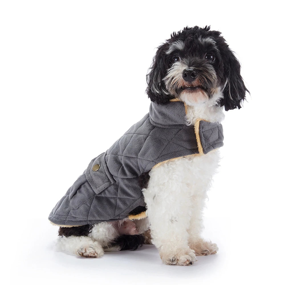 Dog Coat High Collar Soft Fleece