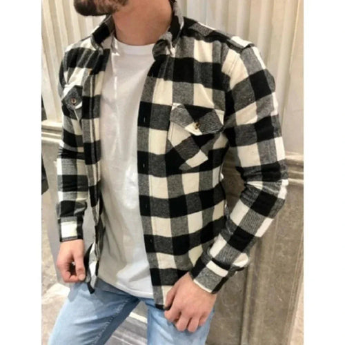 Dual Pocket Flannel Shirt Casual