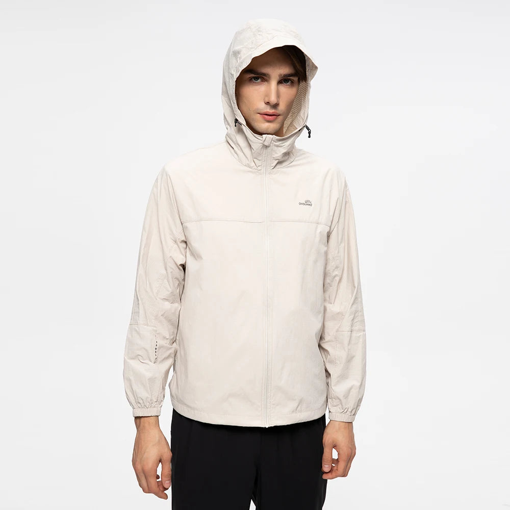 Unisex Hiking Jacket UPF50 Quick Dry Windbreaker