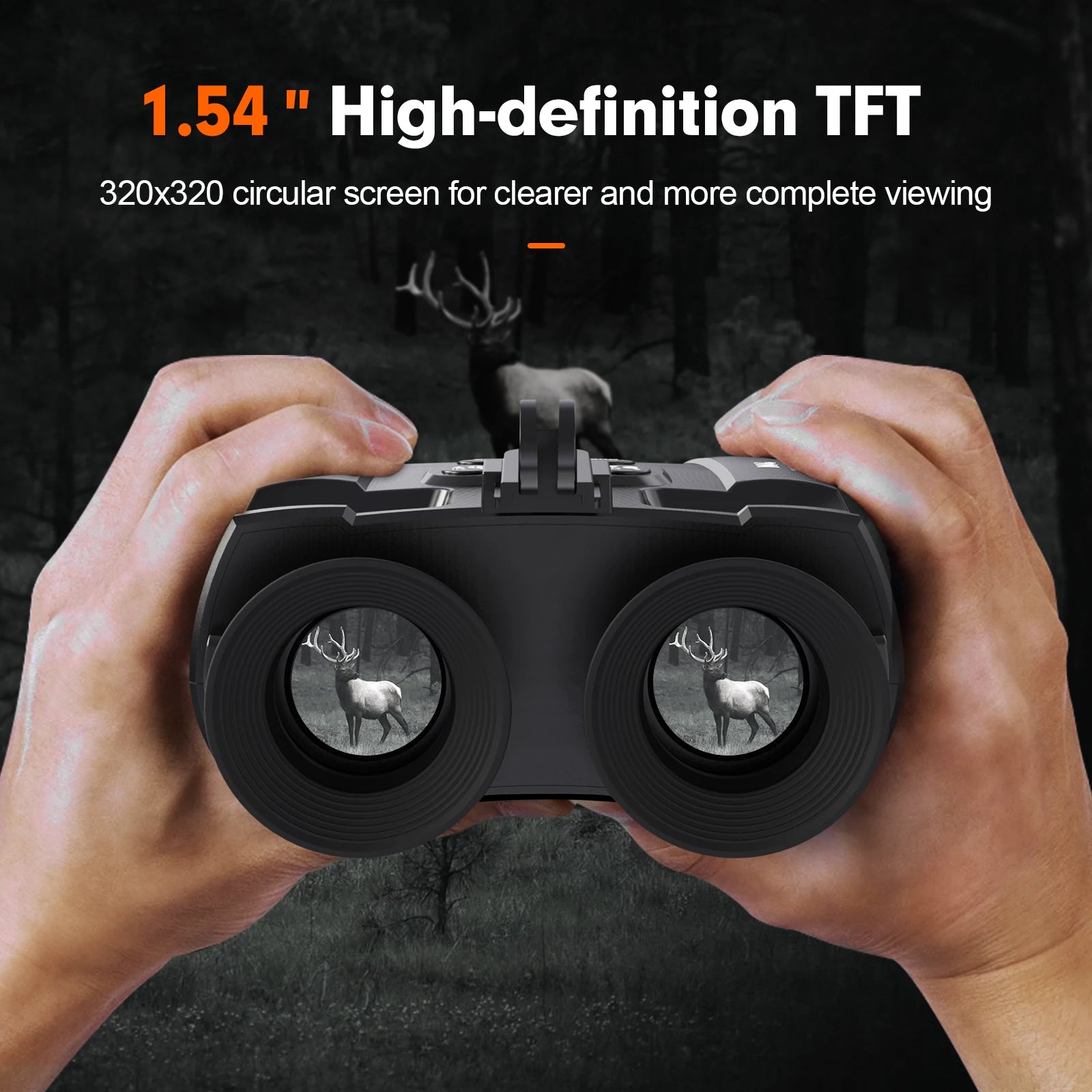 Night Vision Binoculars With 5X Zoom 1080P Clarity