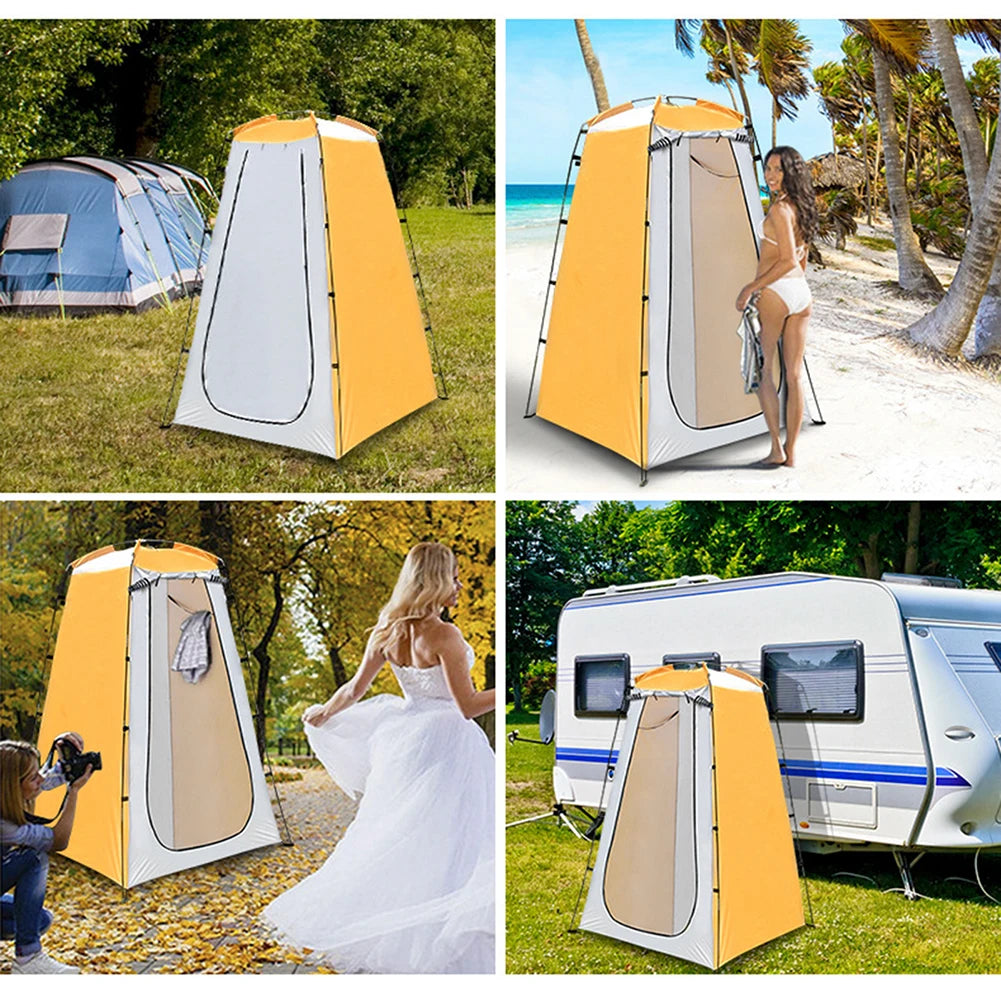 Privacy Shower Tent Reflective Mylar Shelter