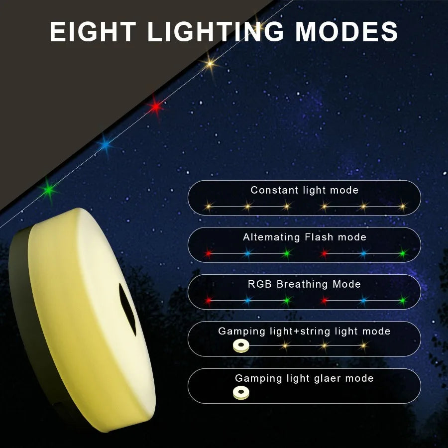 Tails N Trails Solar Retractable LED String Lights 33.4 Ft