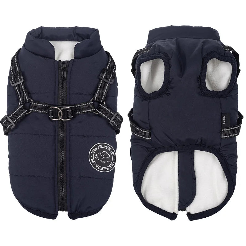 Dog Jacket With Harness