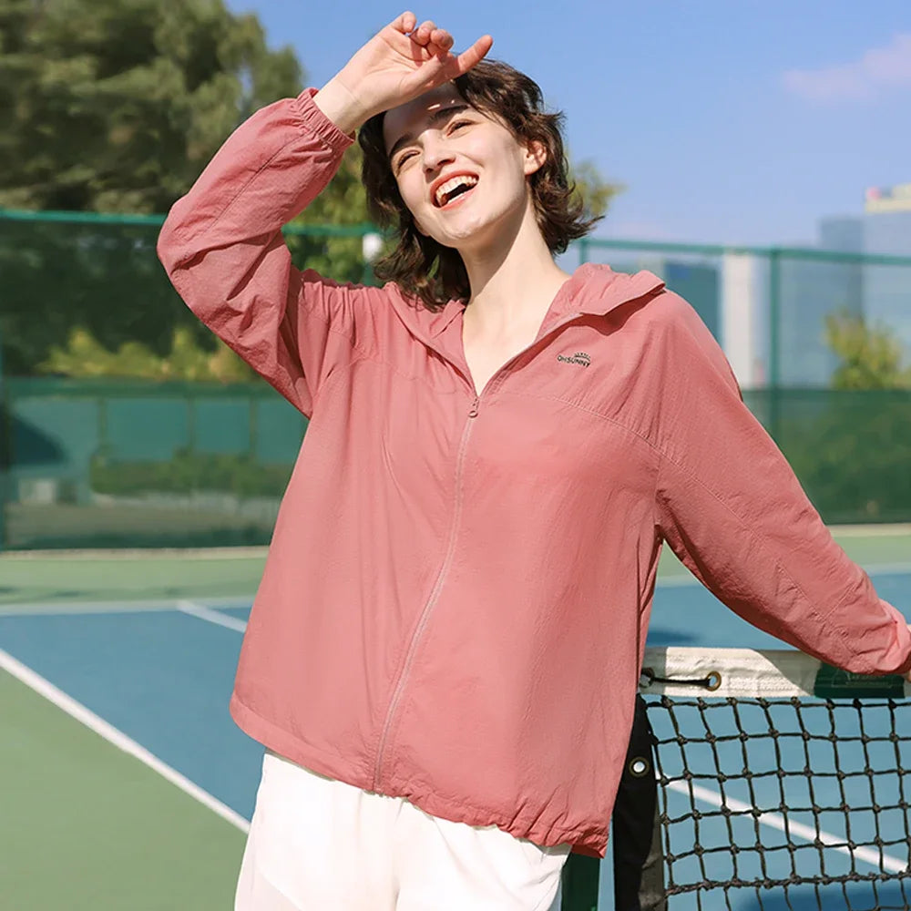 Unisex Hiking Jacket UPF50 Quick Dry Windbreaker