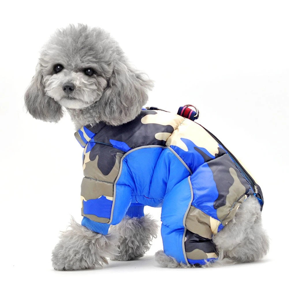 Reflective Dog Puffer Coat