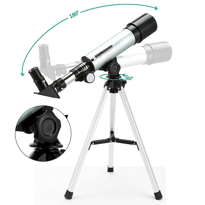 Telescope With Phone Adapter 50mm Travel Ready