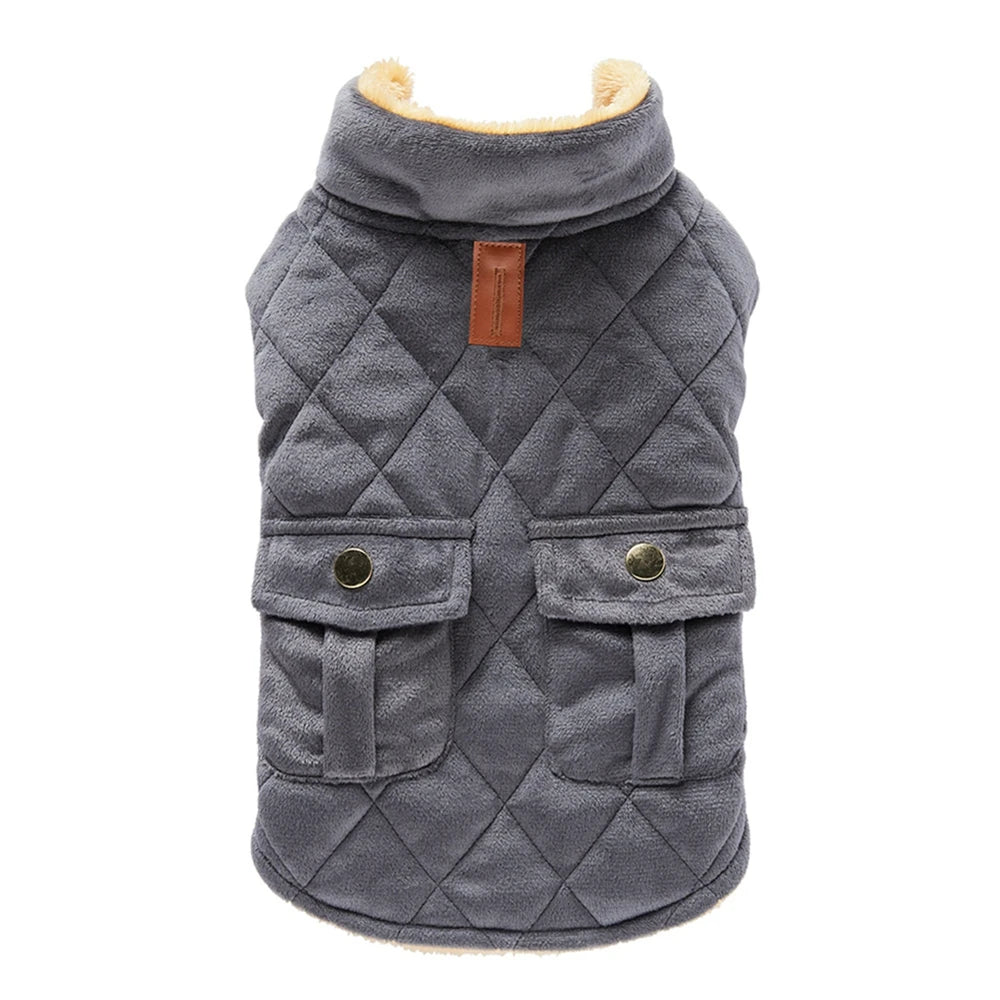 Dog Coat High Collar Soft Fleece