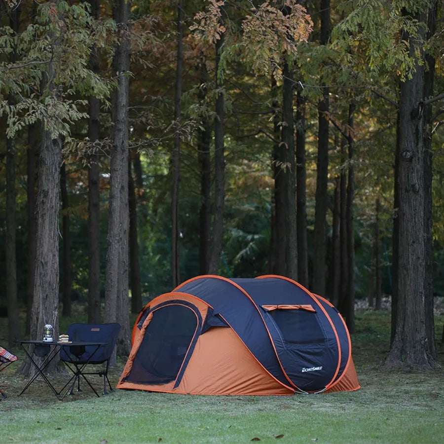5-Person Pop-Up Boat Camping Tent Offers Fast, Tool Free Setup