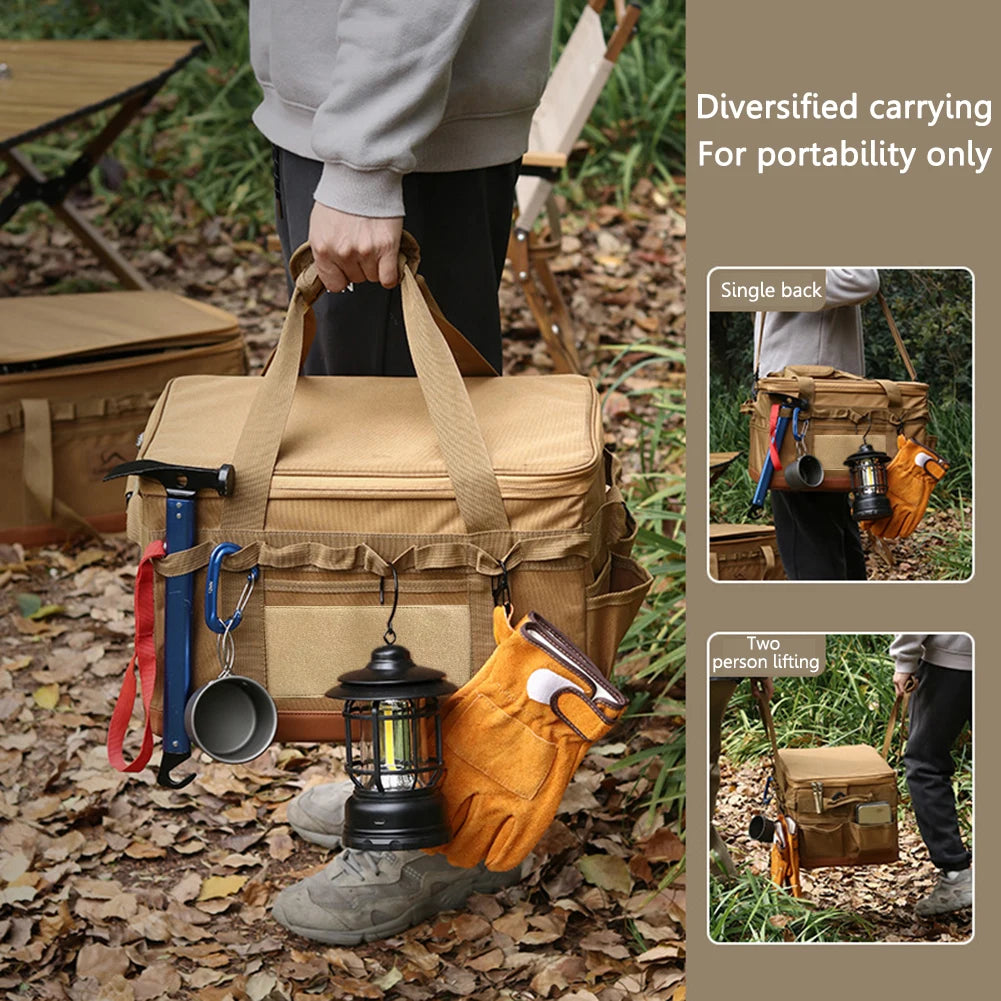 30L Collapsible Camping Gear Organizer