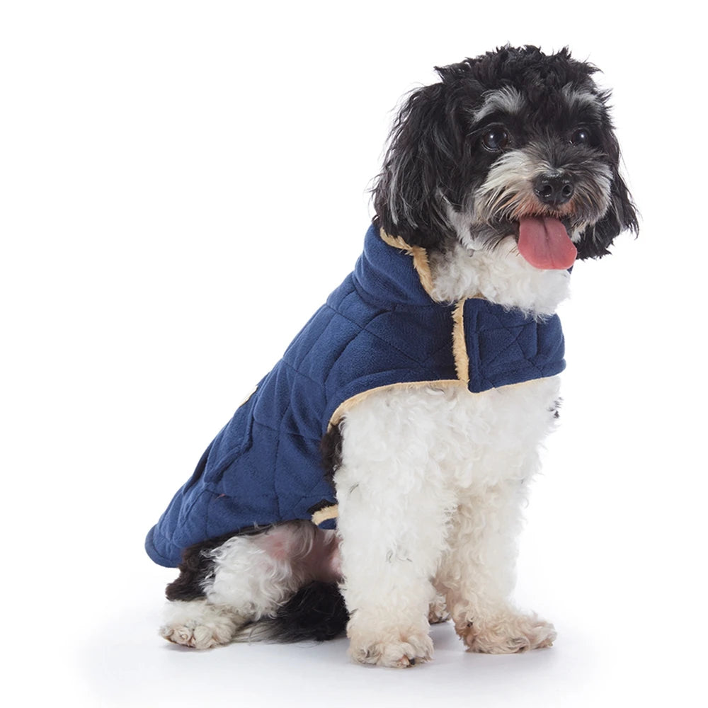 Dog Coat High Collar Soft Fleece