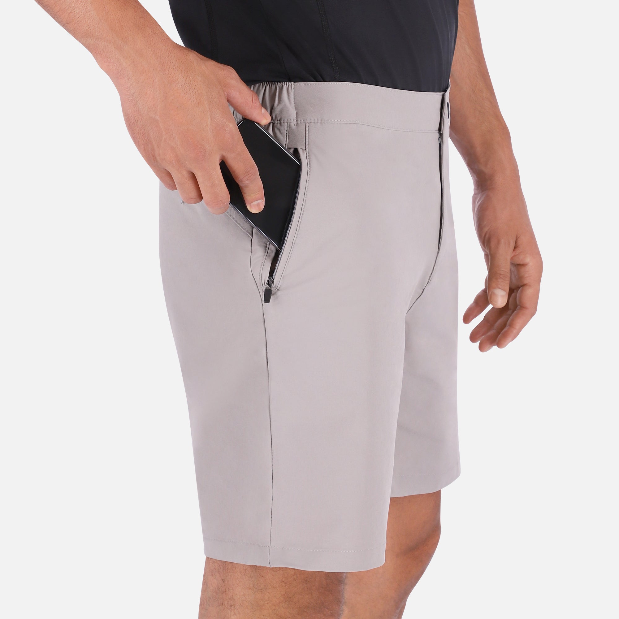 Trail Shorts Men Zippered Pockets