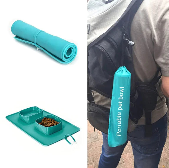 Collapsible Pet Bowl For Travel Hydration