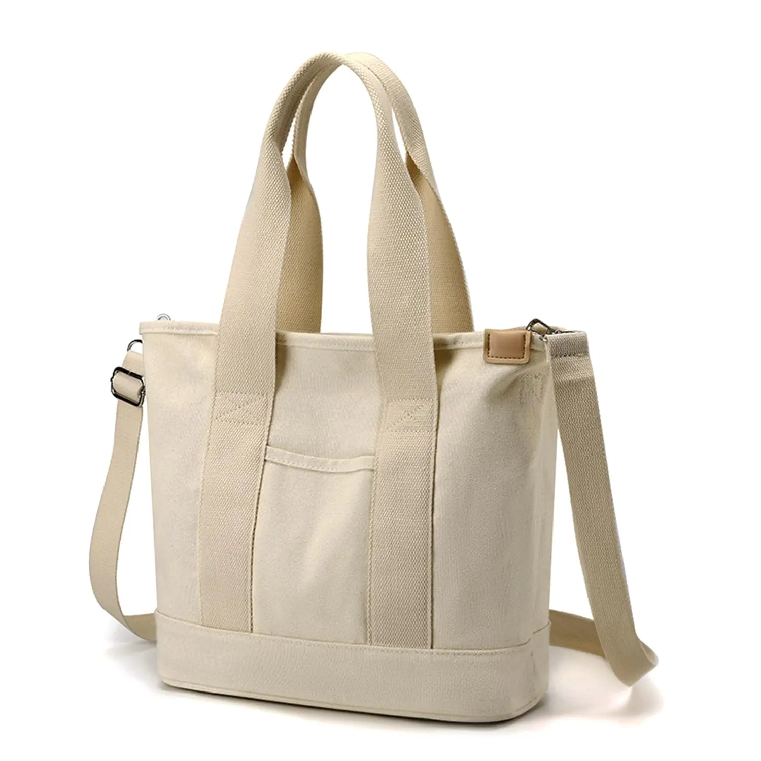 Canvas Tote Bag With Pockets