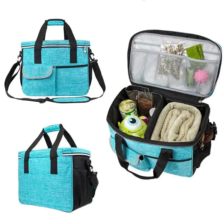Pet Lunch Travel Bag With Foldable Bowl