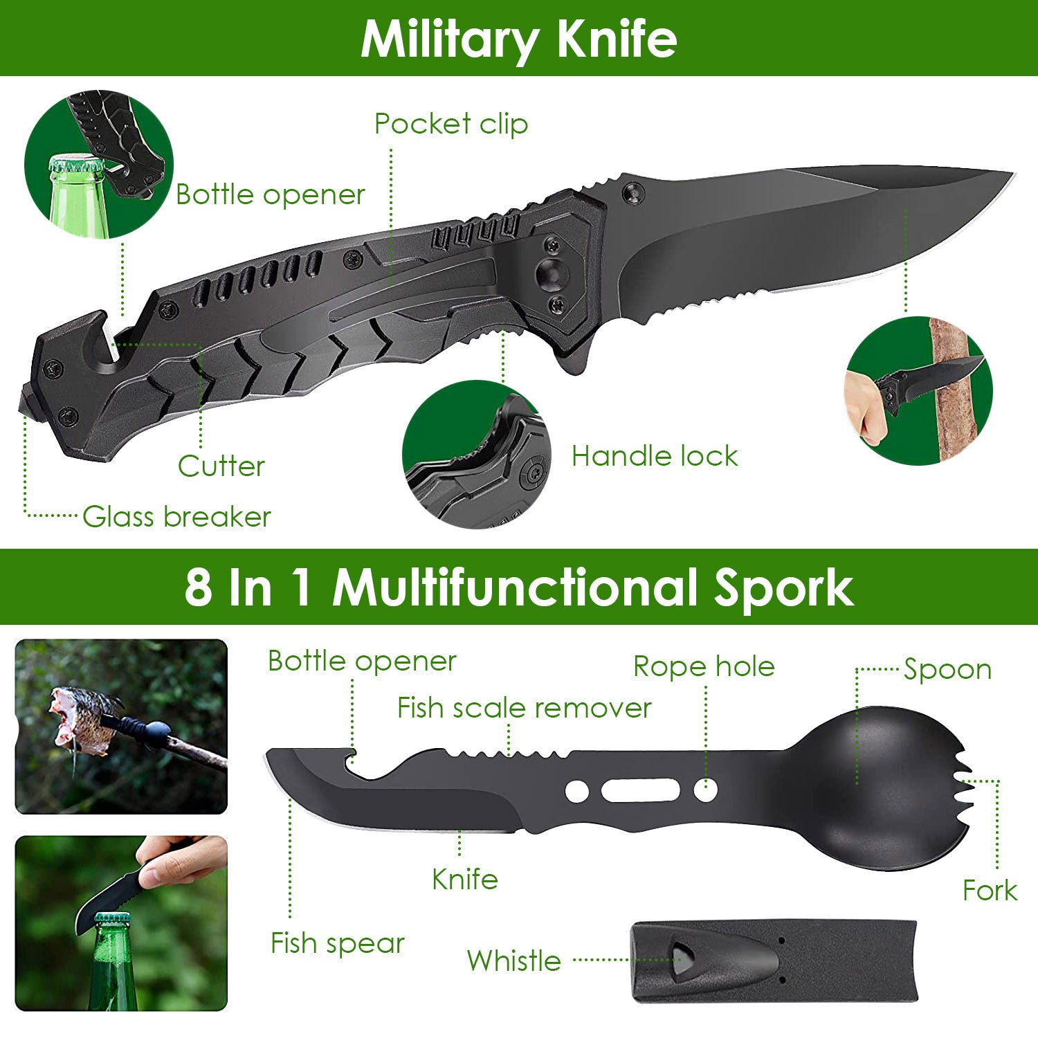 47 Pc Emergency Survival Kit With Pouch