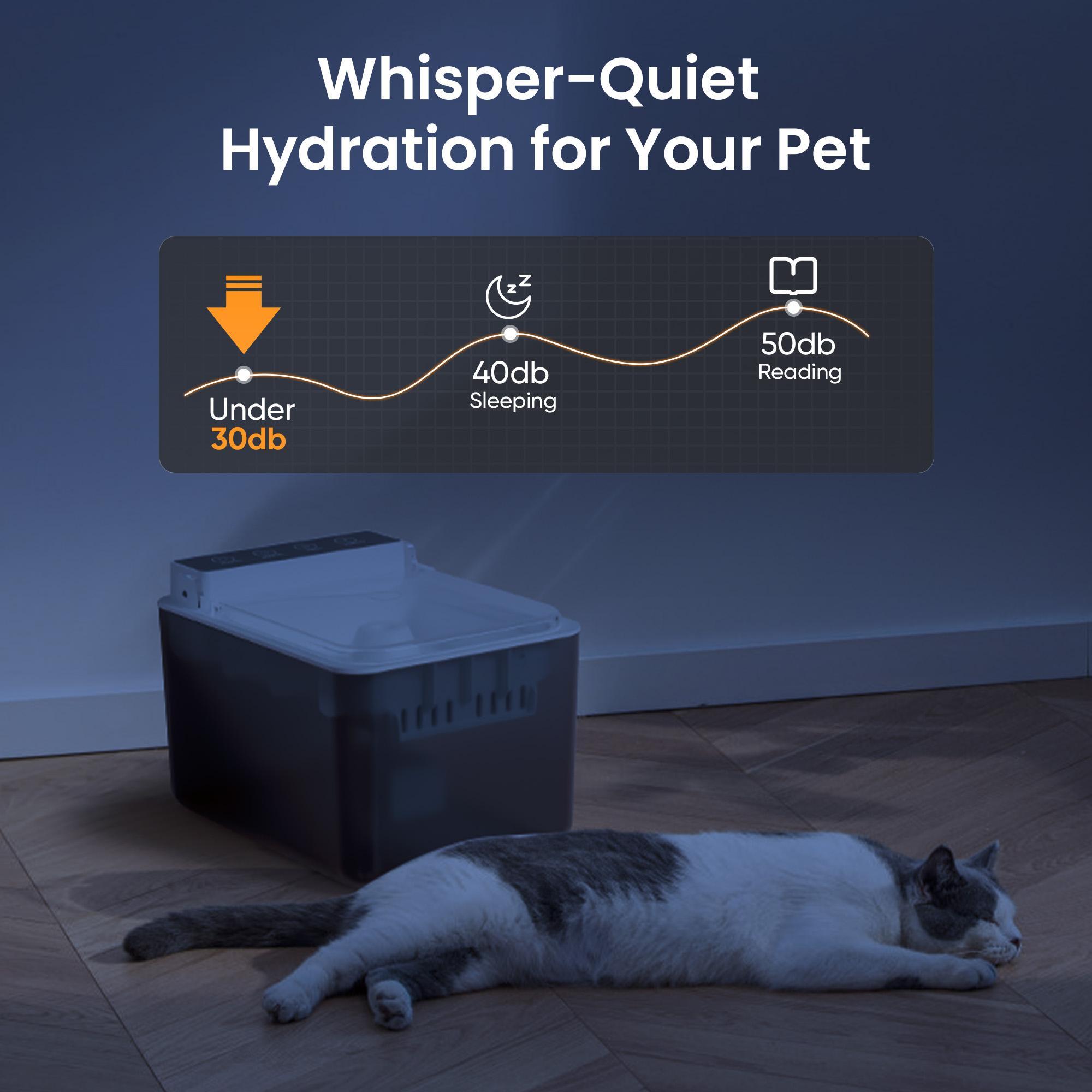 Wireless Cat Waterer Induction Hydration