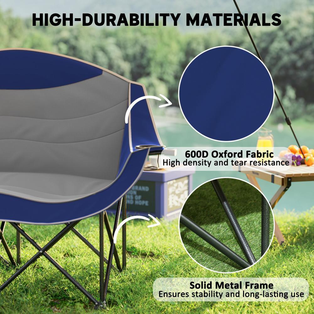 Camping Chair Two Padded Seats