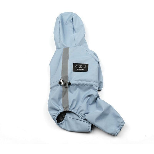 Reflective Pet Raincoat With Safety Strips