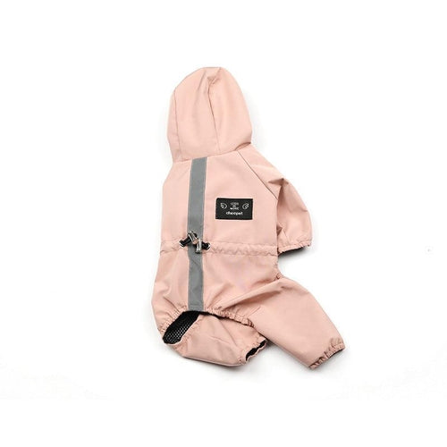 Reflective Pet Raincoat With Safety Strips