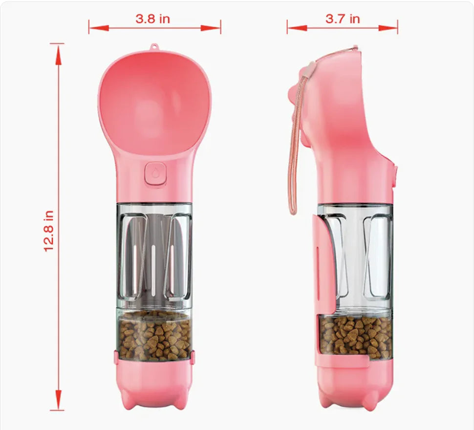 Pet Travel Bottle With Bag Dispenser