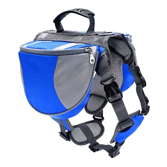 Trail Ready Dog Backpack & Harness - Reflective Strip, Adjustable Straps, Lightweight