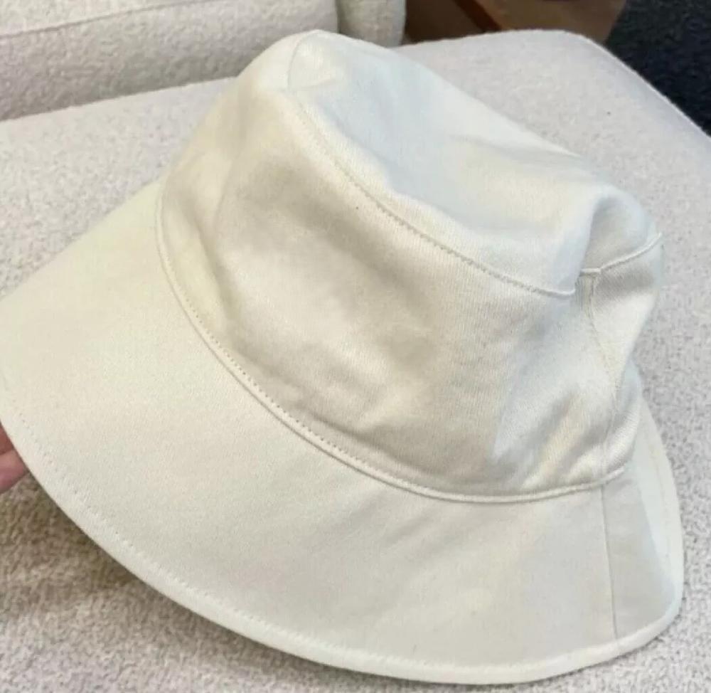 Unisex Summer Cotton Wide Brim Bucket Hat UV Protection