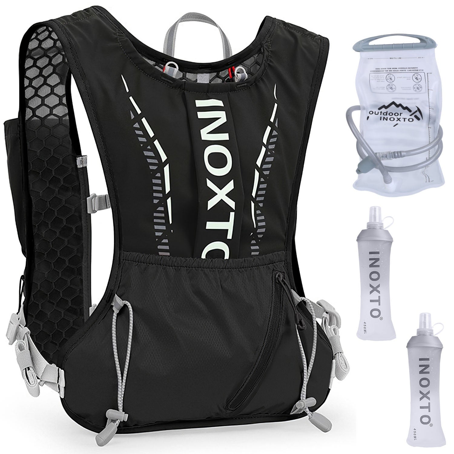 Hydration Vest Backpack 50oz Bladder Trail Ready