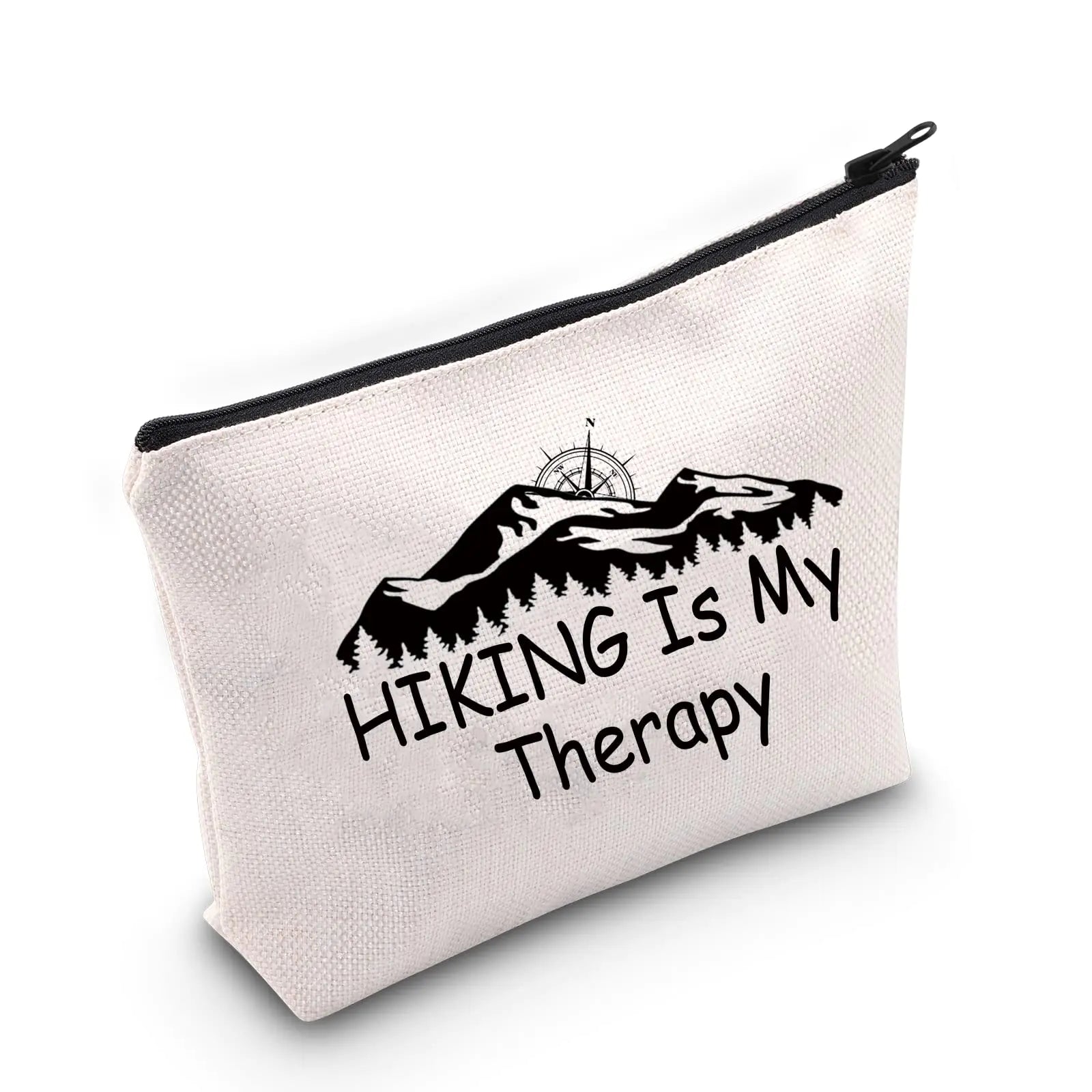 Adventure Ready Hiking Makeup Bag Canvas Zipper Organizer