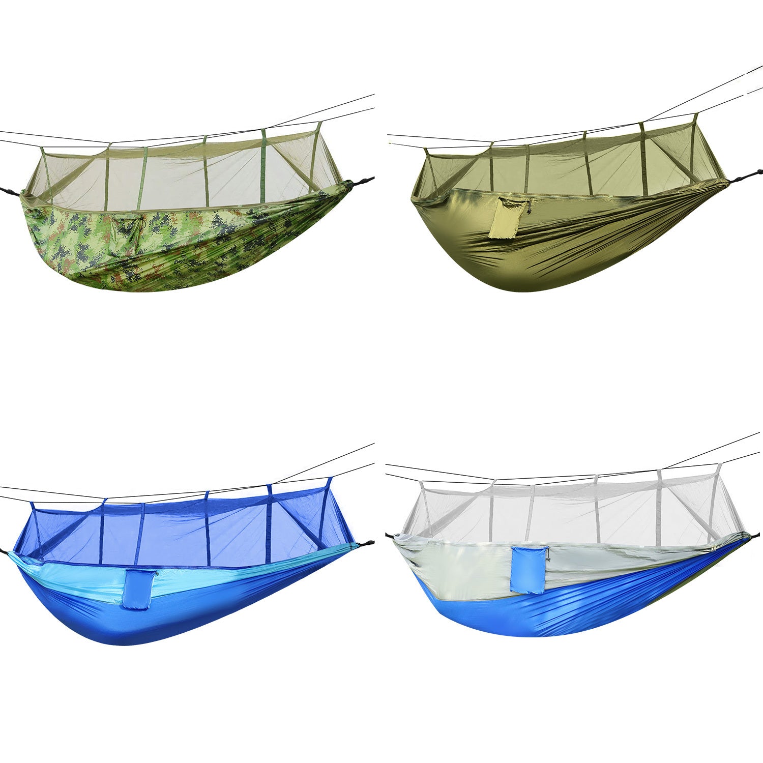 Two Person Hammock With Mosquito Net 600Lb Load Capacity