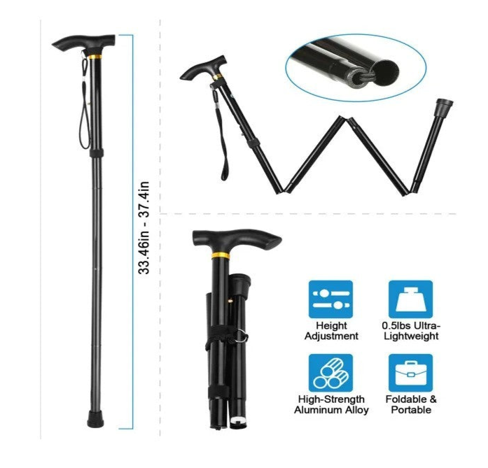 Folding Hiking Cane Ultra Light