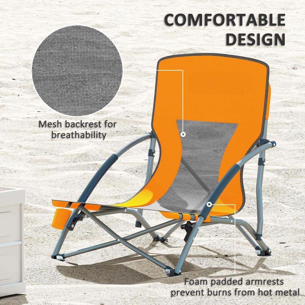 Folding Beach Chairs With Mesh Back